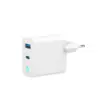 Зарядний пристрій Gembird 1хUSB-A (QC3.0 18W) + 1xType-C (PD 65W) white (TA-UC-PDQC65L-W-01)