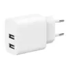Зарядний пристрій Gembird 2 USB-A 5V/2.4A (12W) white (TA-UC-2A12-01)