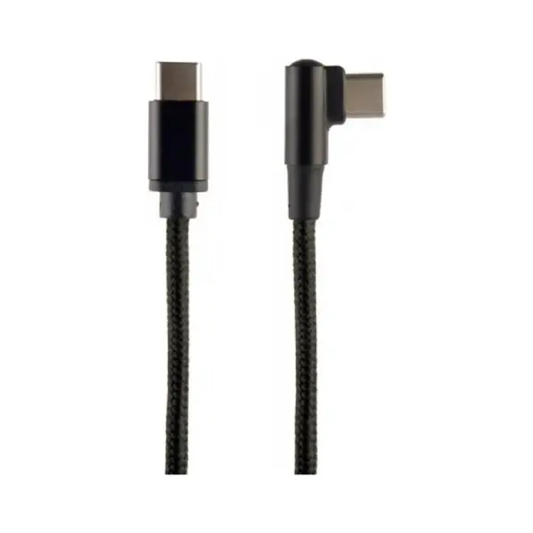 Дата кабель USB-C to USB-C 0.2m 90° corner Cablexpert (CC-USB2-CMCML-0.2M)