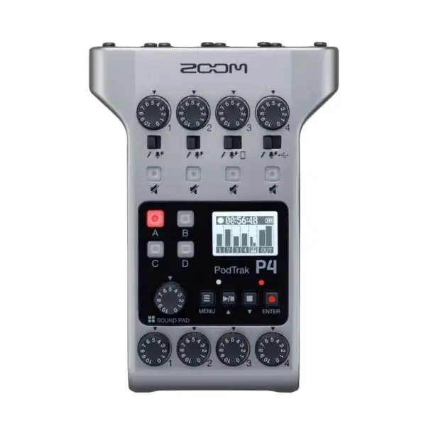 Цифровий диктофон Zoom PodTrak P4 рекордер (286994)