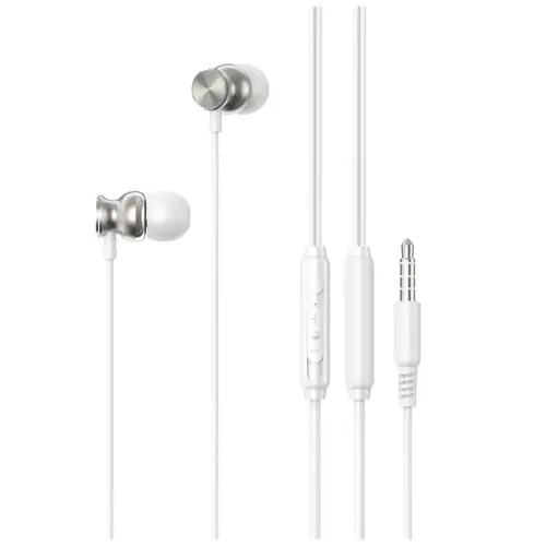 Навушники ColorWay 3.5 mm Wired Earphone UrbanBeat White (CW-WD03WT) Навушники ColorWay 3.5 mm Wired Earphone UrbanBeat White (CW-WD03WT)