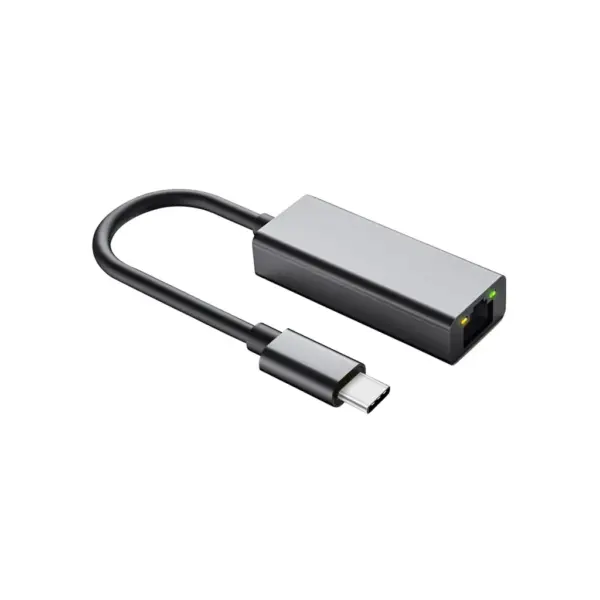 Адаптер USB-C to RJ45 Ethernet 1000Mbps Dynamode (DM-AD-GLAN-C)