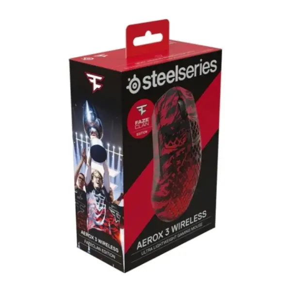 Мишка SteelSeries Aerox 3 Bluetooth RGB Faze Clan Edition Red (62609) Мишка SteelSeries Aerox 3 Bluetooth RGB Faze Clan Edition Red (62609)