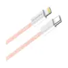 Дата кабель USB-C to Lightning 1.0m 27W pink ColorWay (CW-CBPDCL061-P)