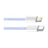 Дата кабель USB-C to Lightning 1.0m 27W purple ColorWay (CW-CBPDCL061-PU) Дата кабель USB-C to Lightning 1.0m 27W purple ColorWay (CW-CBPDCL061-PU)