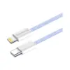 Дата кабель USB-C to Lightning 1.0m 27W purple ColorWay (CW-CBPDCL061-PU) Дата кабель USB-C to Lightning 1.0m 27W purple ColorWay (CW-CBPDCL061-PU)