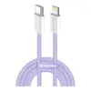 Дата кабель USB-C to Lightning 1.0m 27W purple ColorWay (CW-CBPDCL061-PU) Дата кабель USB-C to Lightning 1.0m 27W purple ColorWay (CW-CBPDCL061-PU)