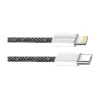 Дата кабель USB-C to Lightning 1.0m 27W black ColorWay (CW-CBPDCL061-BK)