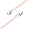 Дата кабель USB-C to USB-C 1.0m 60W 3.0А pink ColorWay (CW-CBPDCC061-P)