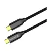Дата кабель USB-C to USB-C 1.0m USB3.2 (20Gbps 4K PD100W) Gen2 5А black ColorWay (CW-CBPDCC062-BK) Дата кабель USB-C to USB-C 1.0m USB3.2 (20Gbps 4K PD100W) Gen2 5А black ColorWay (CW-CBPDCC062-BK)