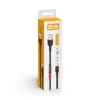Дата кабель USB 2.0 AM to Lightning 1.0m 2.4А black ColorWay (CW-CBUL064-BK)