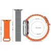 Ремінець до смарт-годинника Drobak Silicone Magnetic Link для Apple Watch All Series 38/40/41mm Black orange (898923)