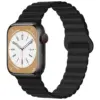 Ремінець до смарт-годинника Drobak Silicone Magnetic Link для Apple Watch All Series 38/40/41mm Dark black (898922) Ремінець до смарт-годинника Drobak Silicone Magnetic Link для Apple Watch All Series 38/40/41mm Dark black (898922)