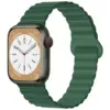 Ремінець до смарт-годинника Drobak Silicone Magnetic Link для Apple Watch All Series Ultra 2 49/45/44/42mm Army Green (898926)