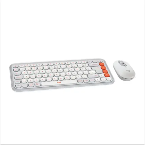 Комплект Logitech POP Icon Combo Bluetooth UA Off-White (920-013141)