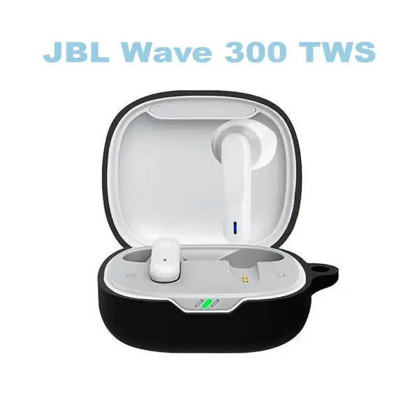 Чохол для навушників BeCover Silicon для JBL Wave 300 TWS Black (710195)