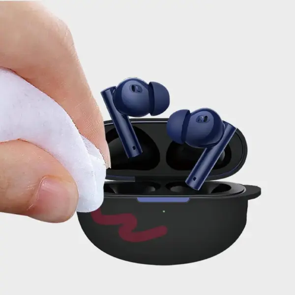 Чохол для навушників BeCover Silicon для Realme Buds Air 6 Pro Black (712018) Чохол для навушників BeCover Silicon для Realme Buds Air 6 Pro Black (712018)