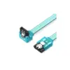 Кабель для передачі даних SATA 3.0 7pin F/F 0.5m L Blue Vention (KDDSD)