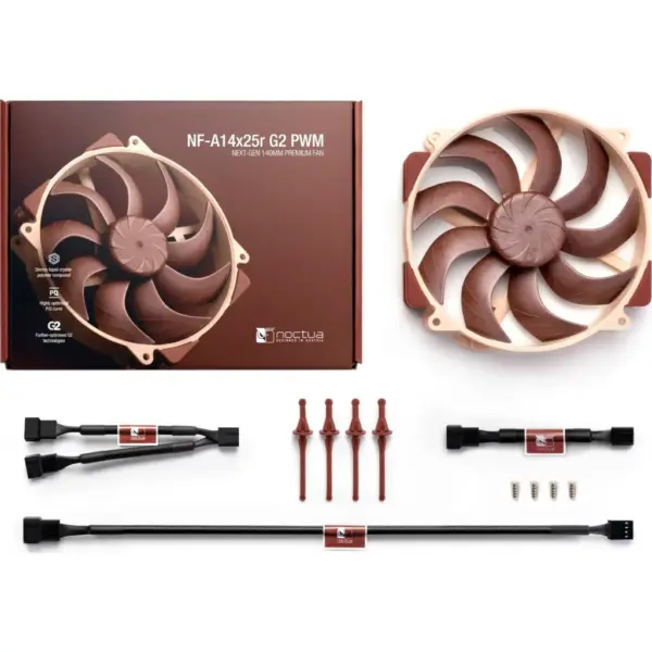 Кулер до корпусу Noctua NF-A14x25r G2 PWM