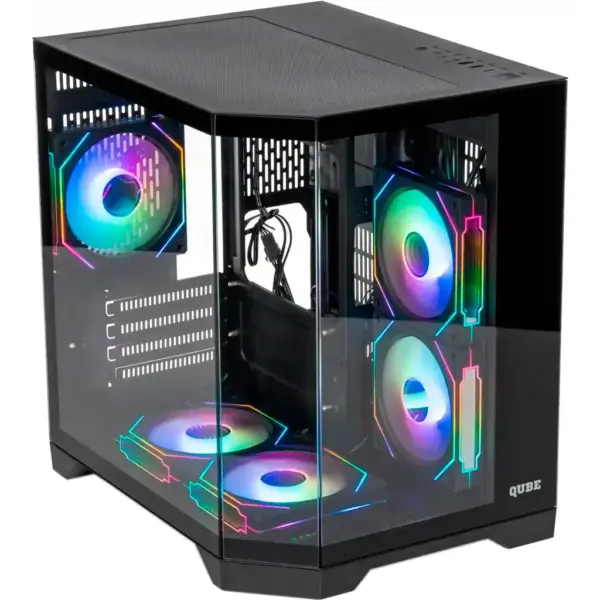 Корпус для ПК Qube CRYSTAL_GBNU3
