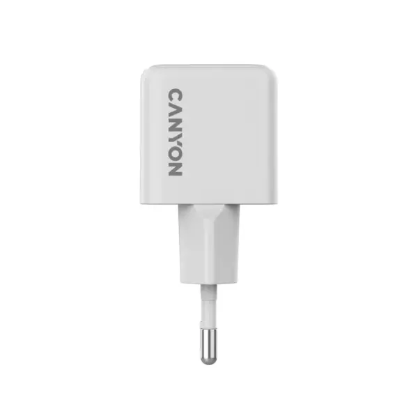 Зарядний пристрій Canyon CU20C GaN 20W 1xPD EU White (CNS-CUW20C)