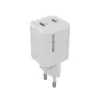 Зарядний пристрій Canyon CU35CC GaN 35W 2xPD EU White (CNS-CUW35CC)