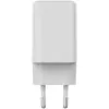 Зарядний пристрій Canyon CU45CC GaN 45W 2xPD EU White (CNS-CUW45CC)