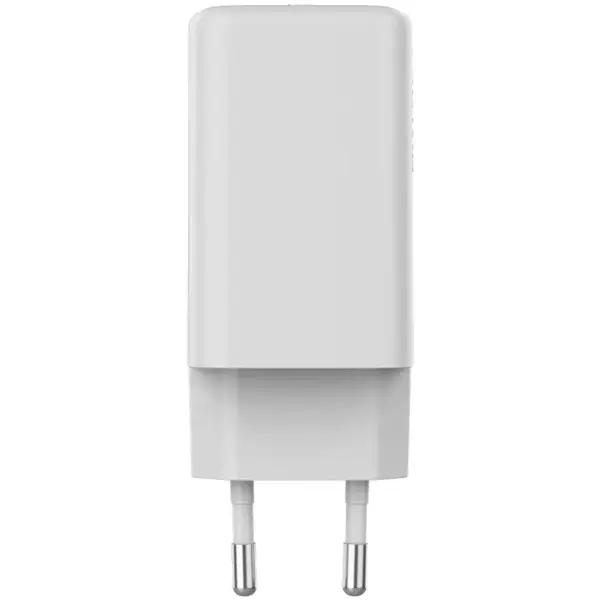 Зарядний пристрій Canyon CU65ACC GaN 65W 2xPD 1xQC EU White (CNS-CUW65ACC)