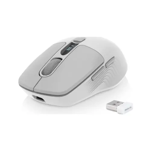 Мишка REAL-EL RM-480W Wireless/Bluetooth White (EL123200050)