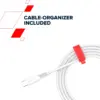 Дата кабель USB-C to USB-C 1.2m CC100SC 100W White Canyon (CNS-CC100SC12W)