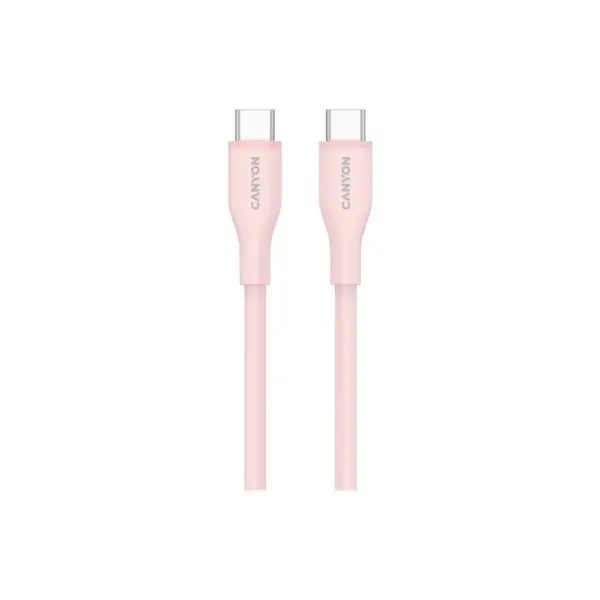 Дата кабель USB-C to USB-C 1.0m CC60SC10 60W Silicon Pink Sand Canyon (CNS-CC60SC10PS)
