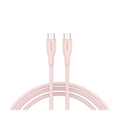Дата кабель USB-C to USB-C 1.0m CC60SC10 60W Silicon Pink Sand Canyon (CNS-CC60SC10PS)