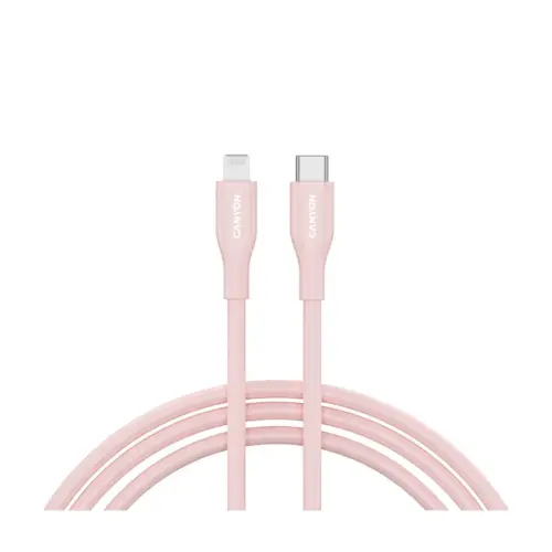 Дата кабель USB-C to Lightning 1.0m CLNM60 C-L 60W MFI Silicon Pink Canyon (CNS-CLNM60SC10PS)