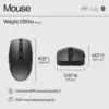 Мишка HP 710 Silent Rechargeable Wireless Black (6E6F2AA)