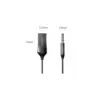 Bluetooth трансмітер Ugreen Bluetooth 5.0 Aux with mic CM309 UGREEN Black (70601)