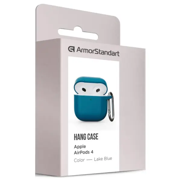 Чохол для навушників Armorstandart Hang Case для Apple AirPods 4 Lake Blue (ARM81281)