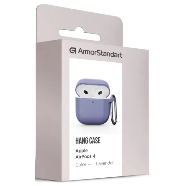 Чохол для навушників Armorstandart Hang Case для Apple AirPods 4 Lavender (ARM81282)