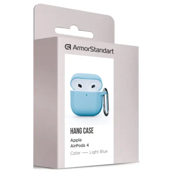 Чохол для навушників Armorstandart Hang Case для Apple AirPods 4 Light Blue (ARM81283)