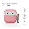 Чохол для навушників Armorstandart Hang Case для Apple AirPods 4 Pink (ARM81290)