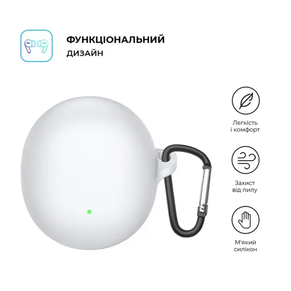 Чохол для навушників Armorstandart Hang Case для OPPO Enco Air3 White (ARM79941)
