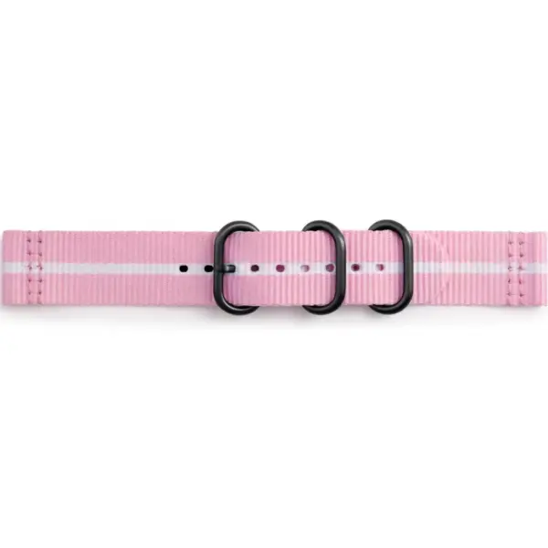 Ремінець до смарт-годинника Samsung Gear Premium Nato Pink-White (GP-R600BREECAE)