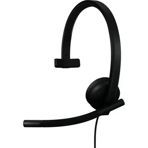 Навушники Logitech H570e Corded for Business Mono Teams USB-C Black (981-001427)