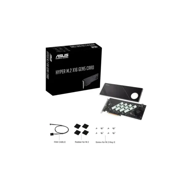 Плата розширення ASUS Hyper M.2 X16 PCIe 5.0 Expansion Card GEN 5 (90MC0CY0-M0EAY0)