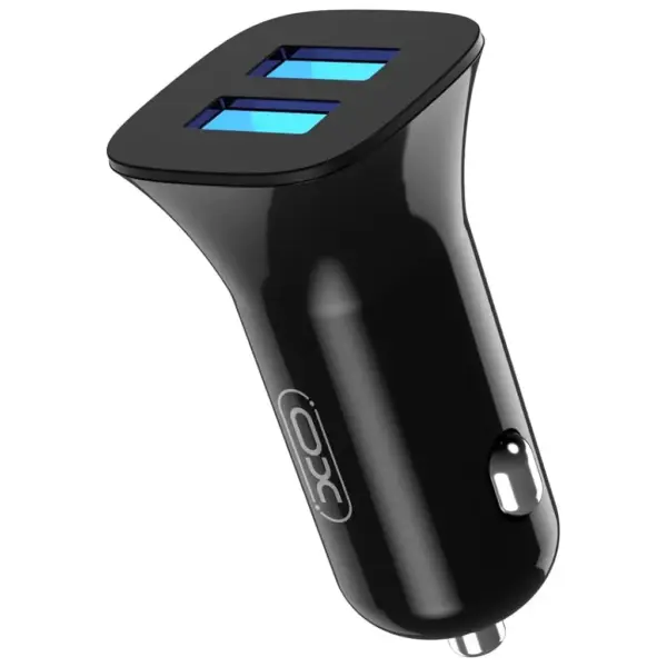 Зарядний пристрій XO CC31 2.4A/2 USB Black (XO-СC31-BK)