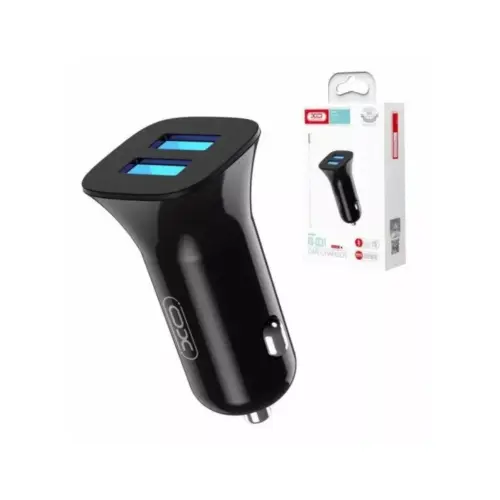 Зарядний пристрій XO CC31 2.4A/2 USB Black (XO-СC31-BK)