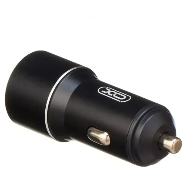 Зарядний пристрій XO TZ09 2.4A/2 USB + cable lightning Black (XO-TZ09L-BK)