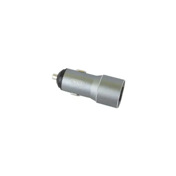 Зарядний пристрій XO TZ09 2.4A/2 USB + cable lightning Grey (XO-TZ09L-GR)