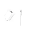 Зарядний пристрій XO L35D 2USB / 2.1А + Lightning white (XO-L35-LGHT)