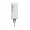 Зарядний пристрій Canyon CU100ACC GaN 100W 3xPD 1xQC EU White (CNS-CUW100ACC)