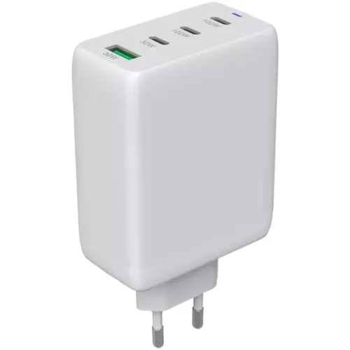 Зарядний пристрій Canyon CU100ACC GaN 100W 3xPD 1xQC EU White (CNS-CUW100ACC)